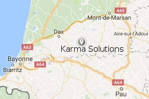 Karma Solutions est situé dans le Sud-Ouest de la France, en Aquitaine